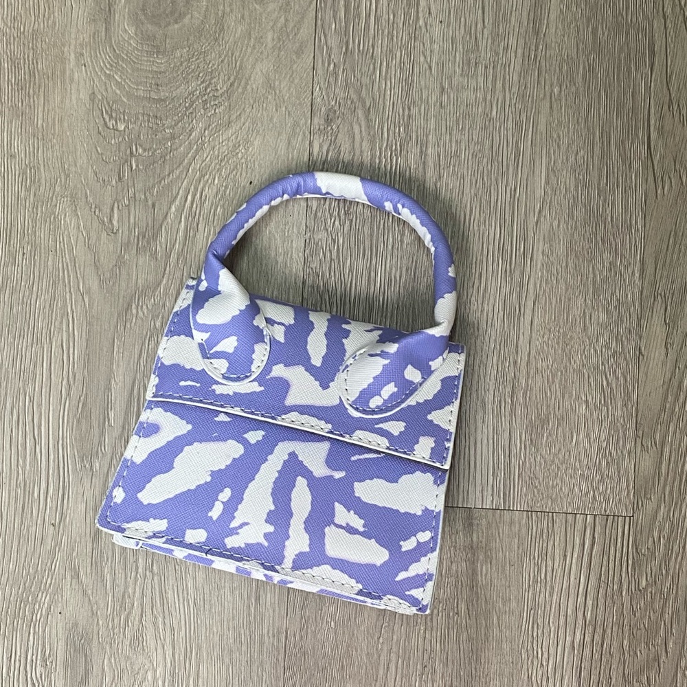 Purple Leopard Mini purse